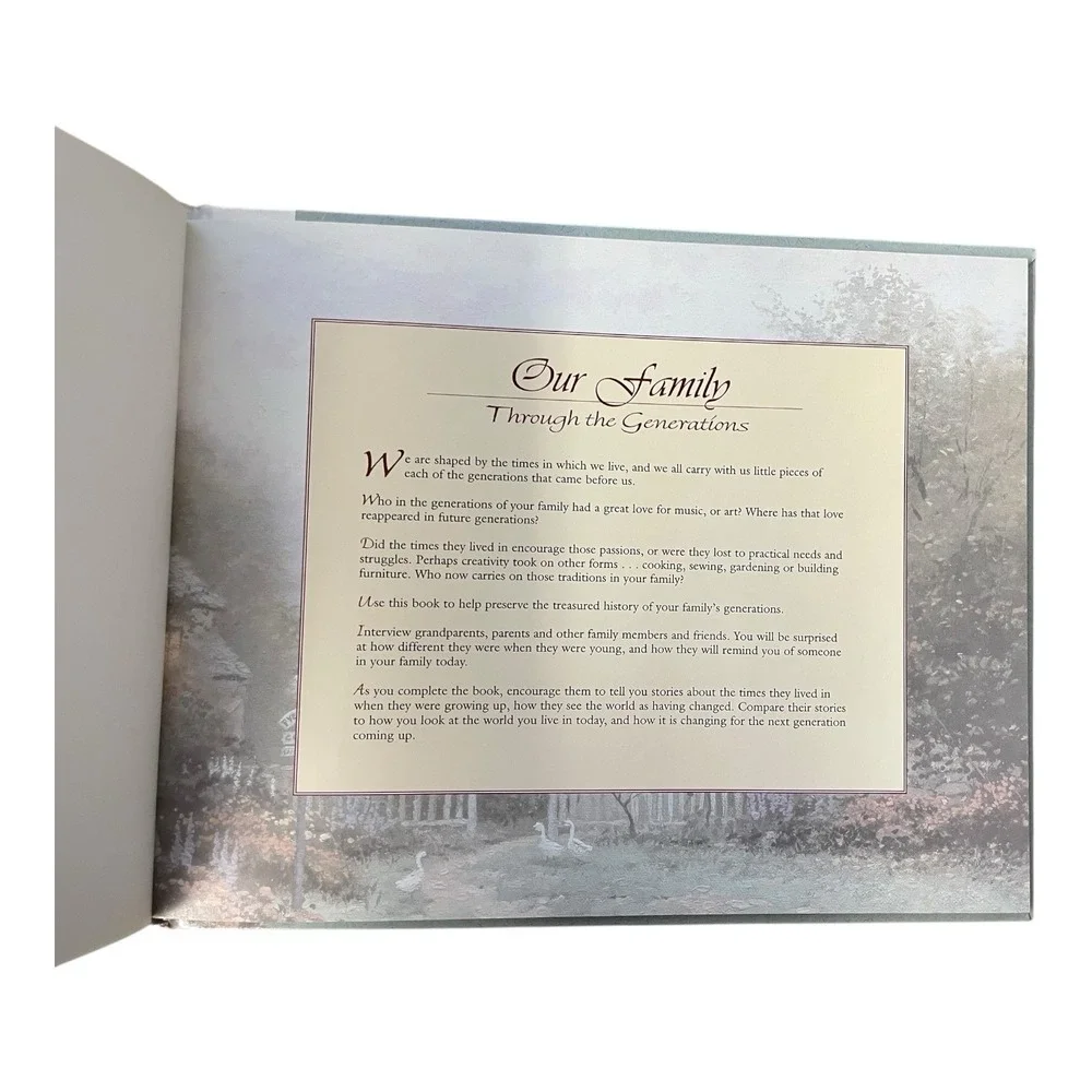 Thomas Kinkade Our Family History Through The‎ Generations Book